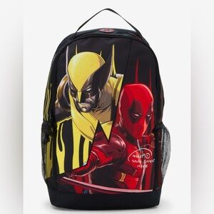Marvel Deadpool & Wolverine Superhero Backpack- New